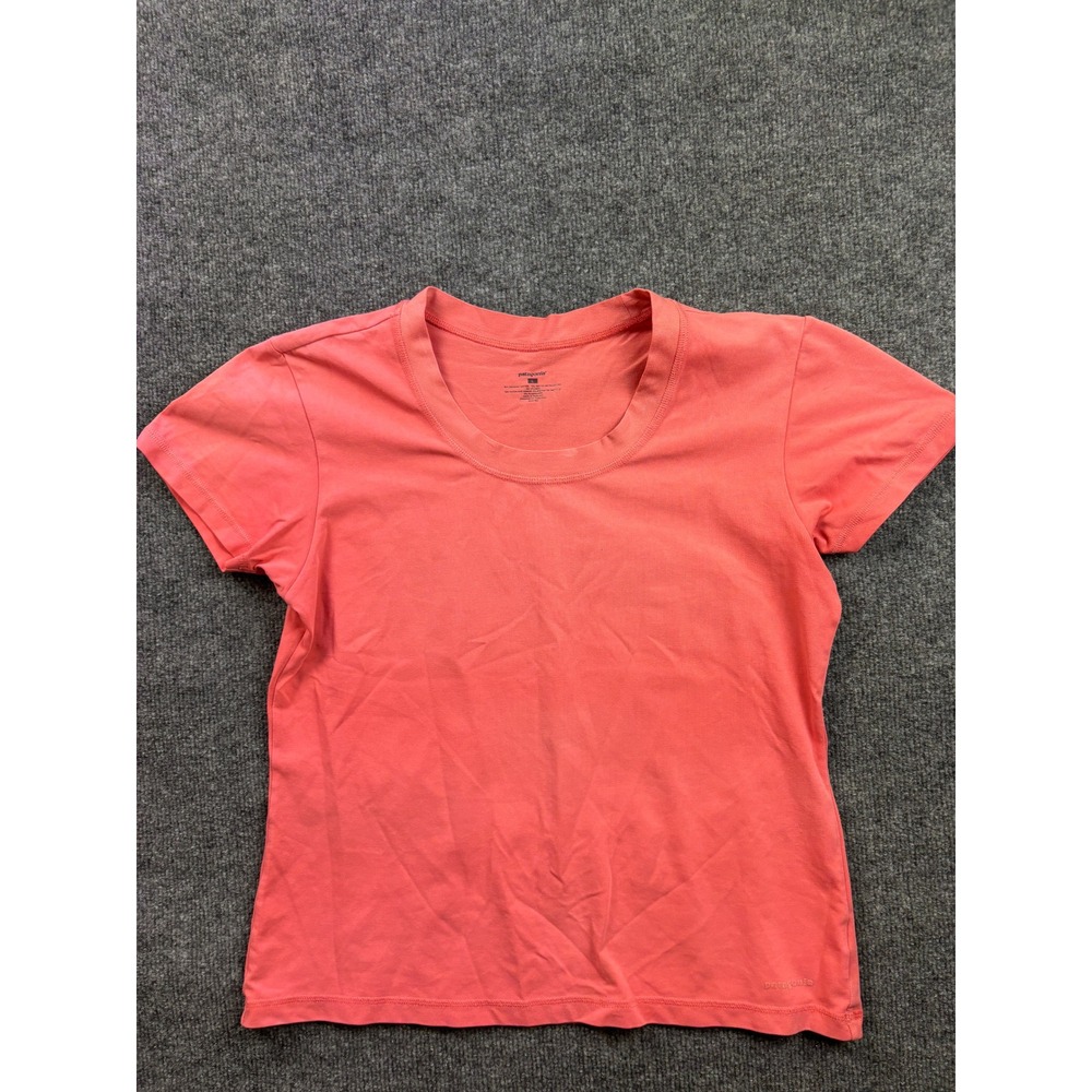 Patagonia Coral Pink Short Sleeve Tee